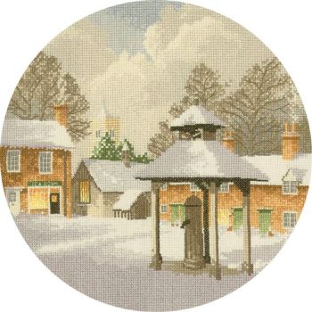 Winter Village - John Clayton Circles Cross Stitch