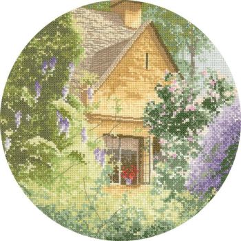 Wisteria Cottage - John Clayton Circles Cross Stitch