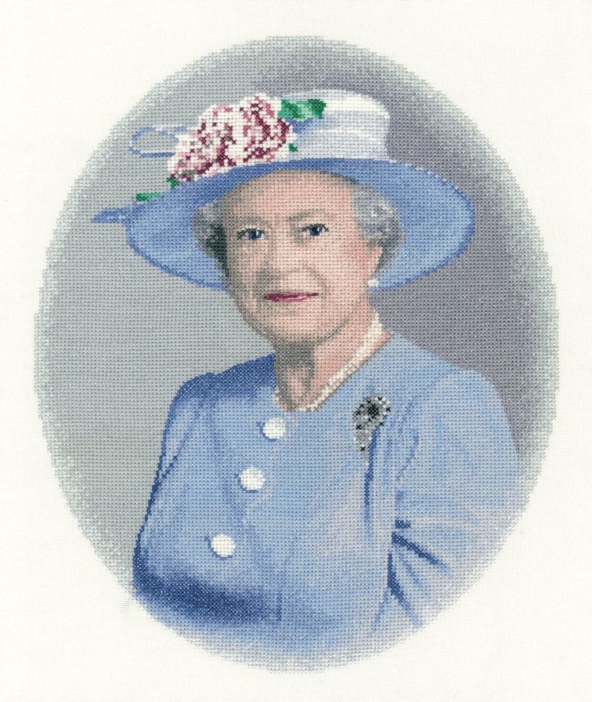 Queen Elizabeth II - John Clayton Cross Stitch