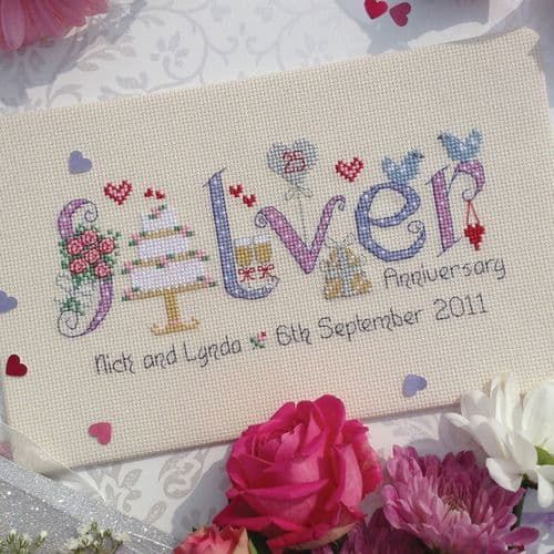 Silver Anniversary 25 Years - Nia Cross Stitch