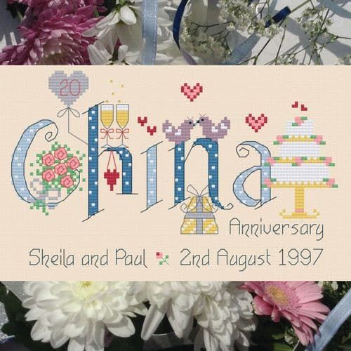 China Anniversary 20 Years - Nia Cross Stitch