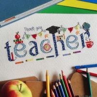 <!-- 045 -->Thank You Teacher Sampler Kit - Nia Cross Stitch