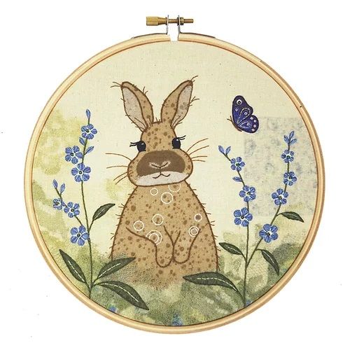 Little Bunny Embroidery - Beaks and Bobbins