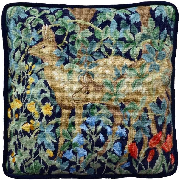 Greenery Deer (William Morris) Tapestry Kit - Bothy Threads