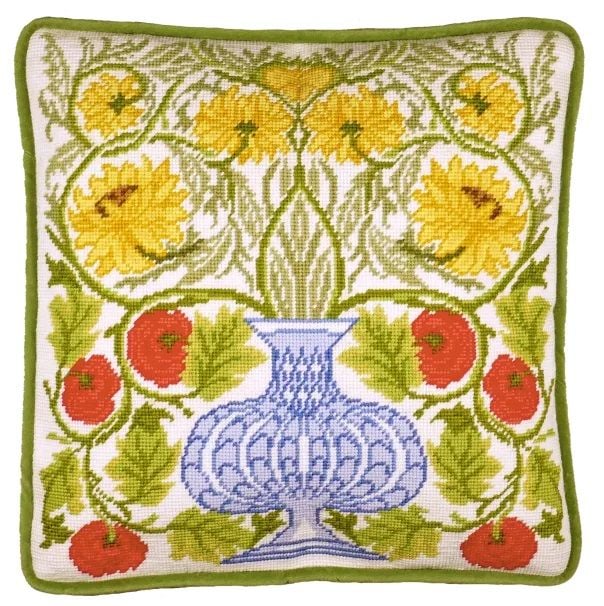 Vase of Roses (William Morris) Tapestry Kit - Bothy Threads 