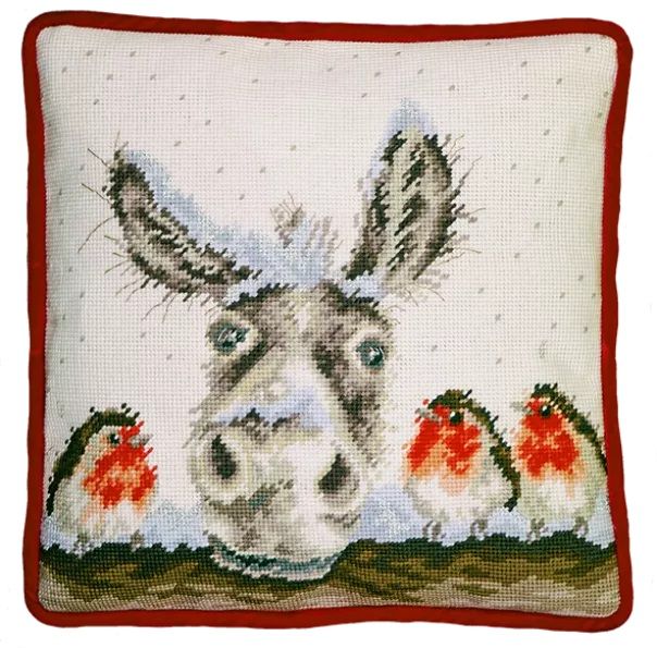 Christmas Donkey Tapestry - Hannah Dale