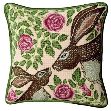 English Roses Hare Tapestry Kit - Bothy Threads
