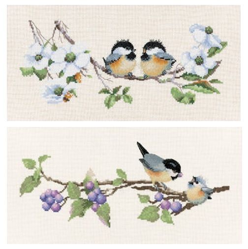 Blossom Buddies and Berry Time - Valerie Pfeiffer Cross Stitch