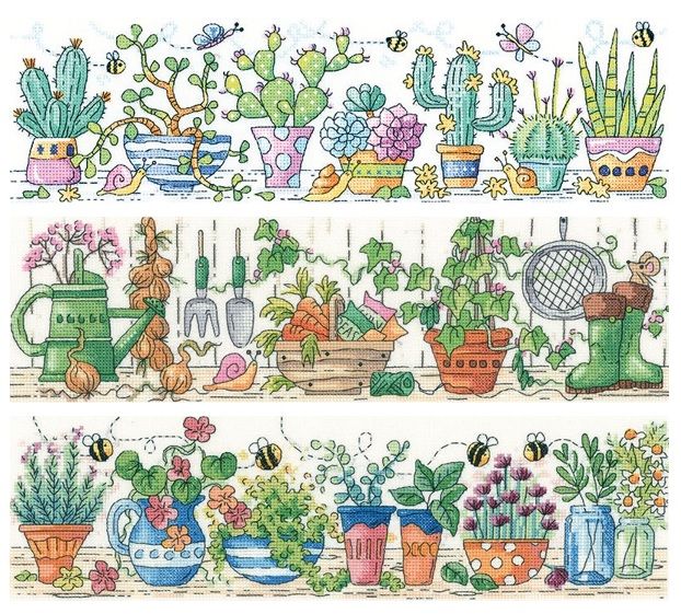 Cactus, Potting Shed and Herb Garden - Heritage Crafts