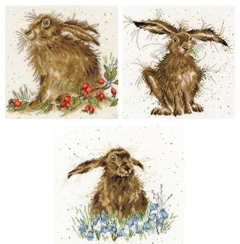 Hare Cross Stitch Set - Hannah Dale
