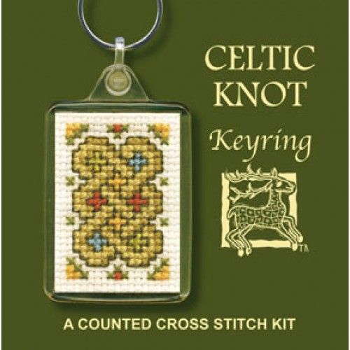 Celtic Knot Keyring Cross Stitch