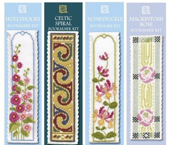 Textile Heritage Cross Stitch Bookmarks