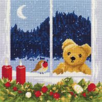 William and Robin Teddy Bear Tapestry - Heritage Crafts