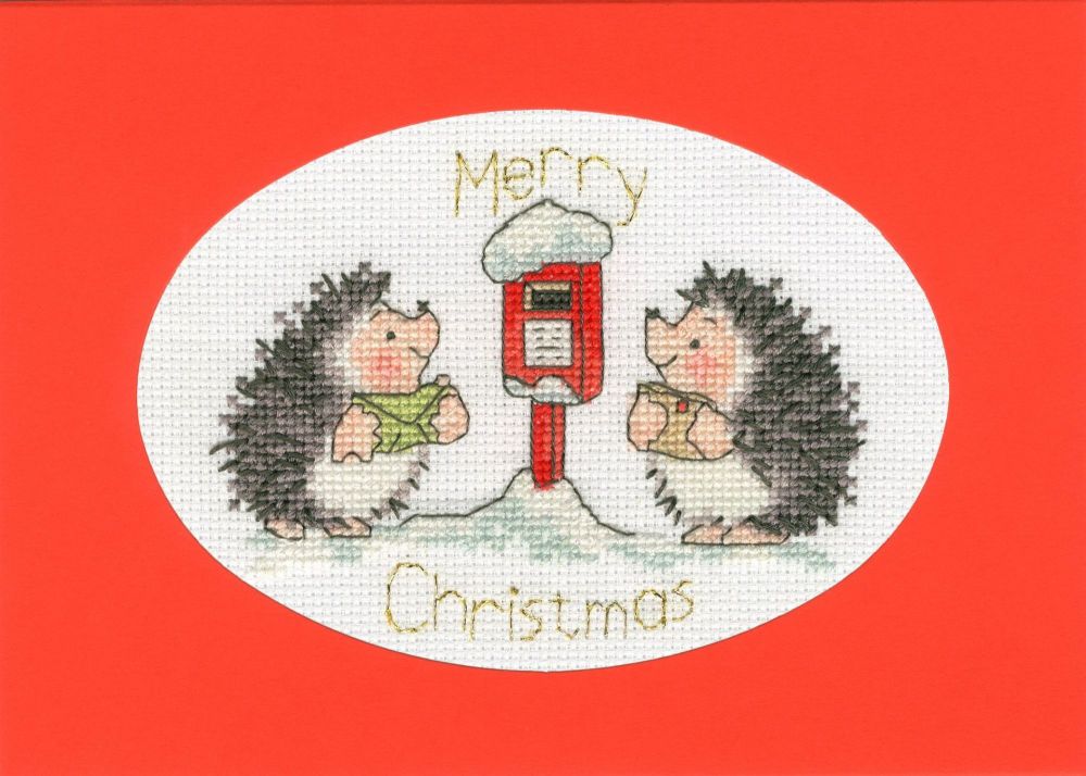 Last Post Christmas Cross Stitch Card