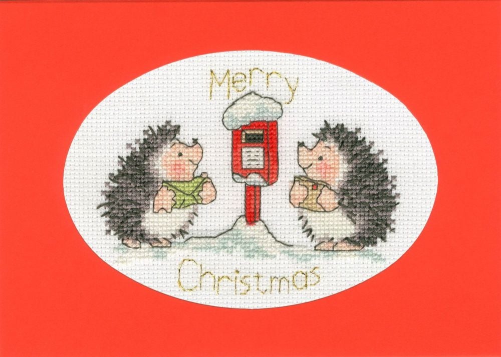 Last Post Christmas Cross Stitch Card
