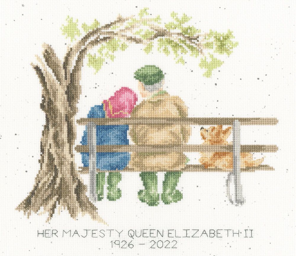 Her Majesty The Queen Cross Stitch - Hannah Dale