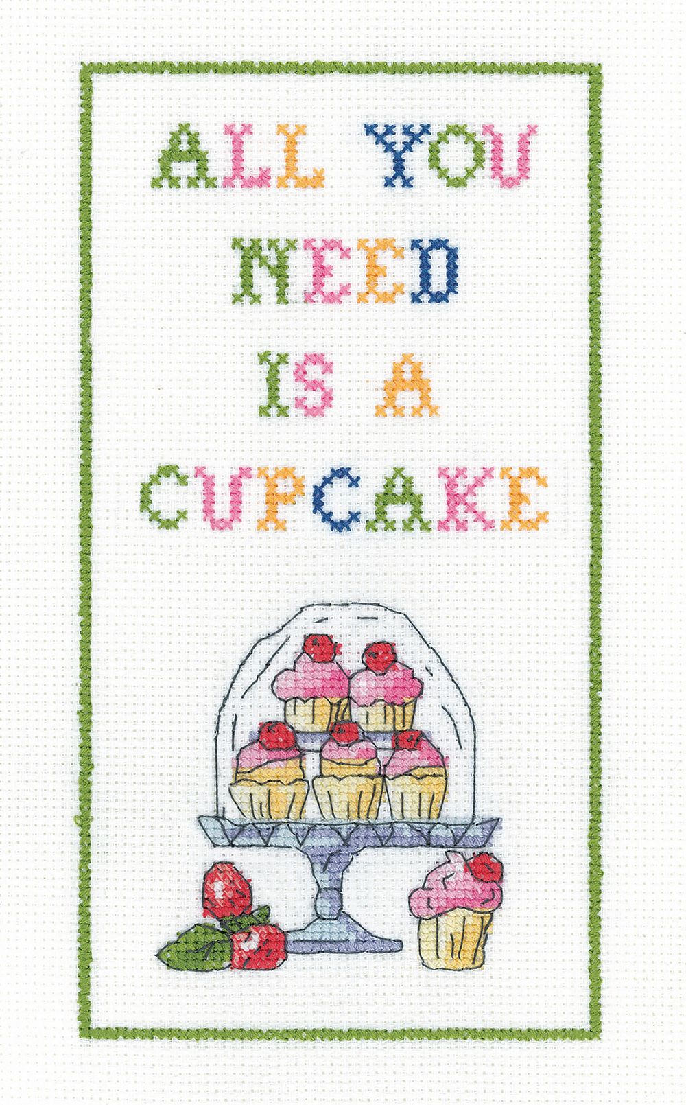 Cupcake Cross Stitch - Heritage Crafts