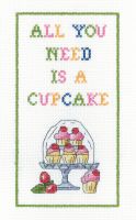 Cupcake Cross Stitch - Heritage Crafts