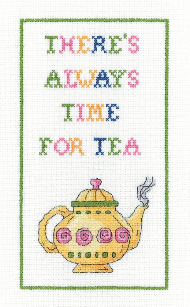Time for Tea Cross Stitch - Heritage Crafts