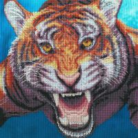 Power - Tiger Cross Stitch