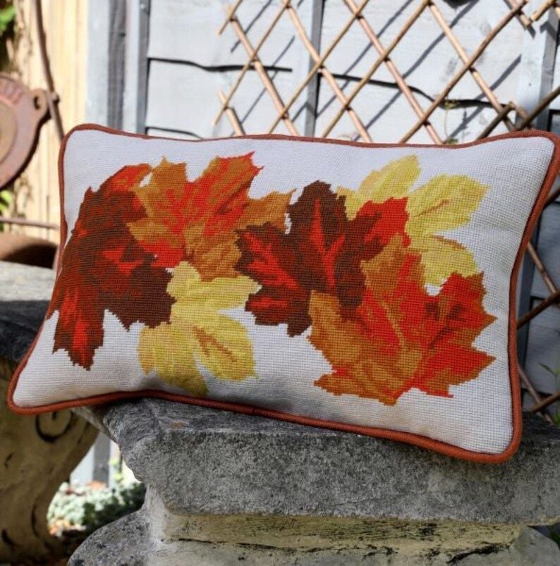 'Fall' on Grey Tapestry Kit