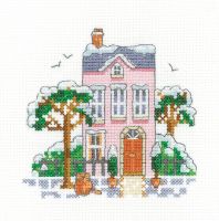 Winter Town House Cross Stitch - Heritage Crafts