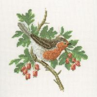 Robin Bird Cross Stitch - David Merry