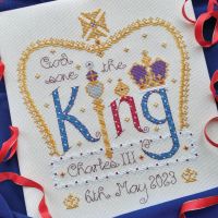 God Save The King - Coronation Cross Stitch