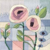 Rose Trellis - Wool Long Stitch
