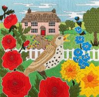 Cottage Garden - Silken Scenes Long Stitch Kit