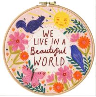 Beautiful World Embroidery & Hoop - Bothy Threads