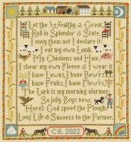 The Farmer's Prayer - Moira Blackburn Cross Stitch