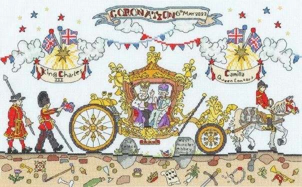 Coronation Carriage - Bothy Threads Cut Thru'