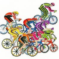 Cycling Fun - Bothy Threads Cross Stitch