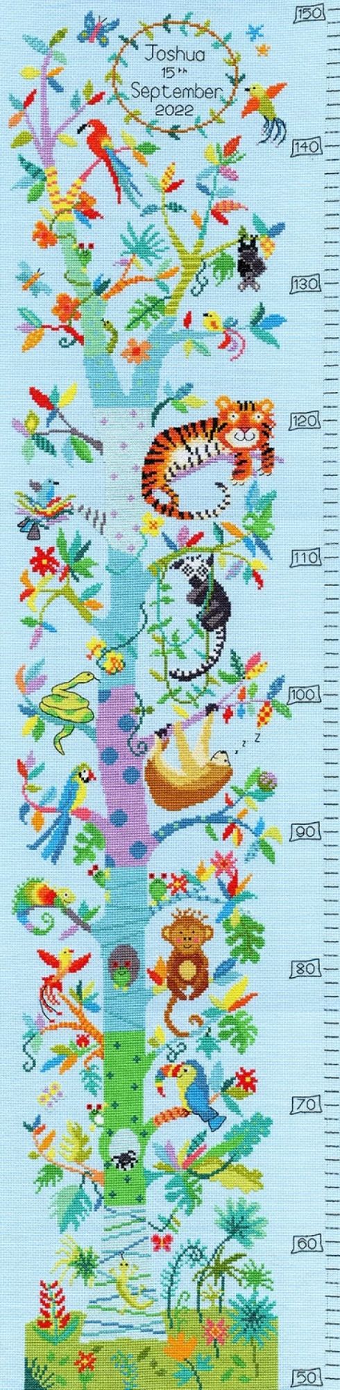 Tropical Height Chart - Bothy Threads Cross Stitch