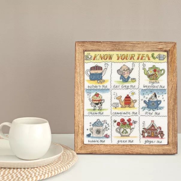 Know your Tea Cross Stitch Sampler