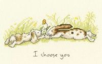 I Choose You - Bunny Cross Stitch