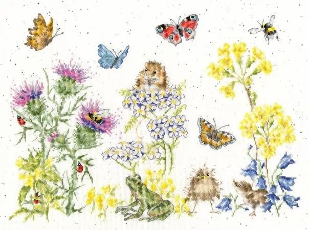 Wildflower Memories cross stitch - Hannah Dale