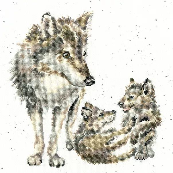 Wolf Pack Cross stitch - Hannah Dale