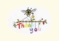 Bee-ing Thankful Cross Stitch Card - Bothy Threads