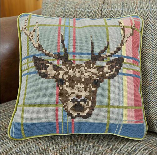 Highland Stag - Tartan Tapestry Kit