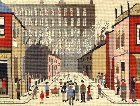 Street Scene Tapestry Kit (Lowry) - Bothy Threads