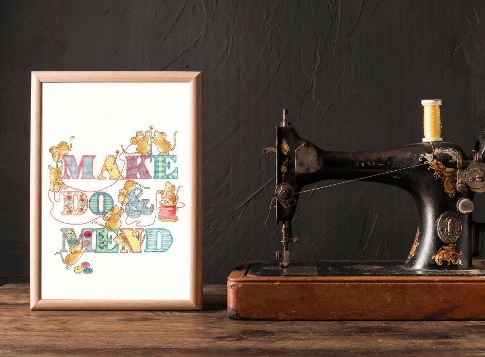 Make do or Mend Mice - Margaret Sherry Cross Stitch
