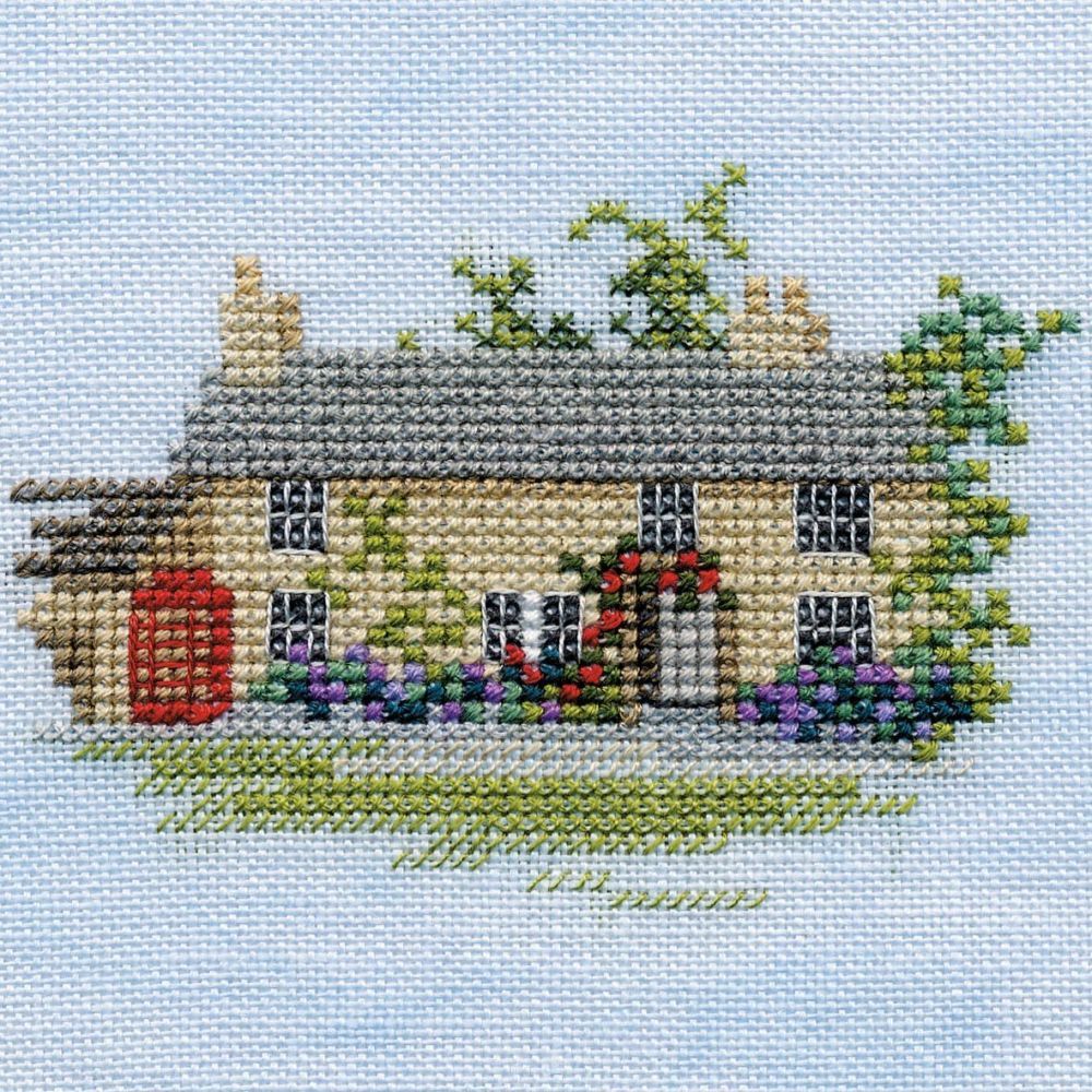 Rose Cottage, Orchard Cottage, Poppy Field & Brookside Cross Stitch