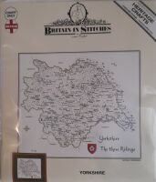 Yorkshire - Map Cross Stitch CHART ONLY