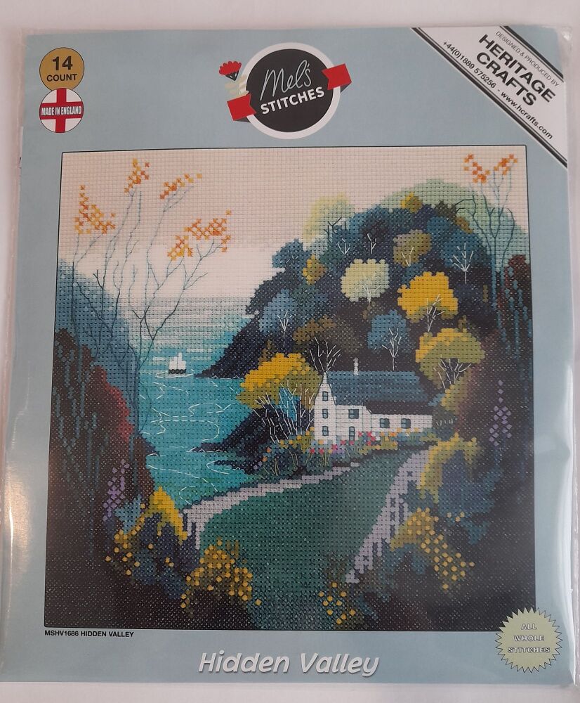 Hidden Valley Cross Stitch - Mel Rodicq