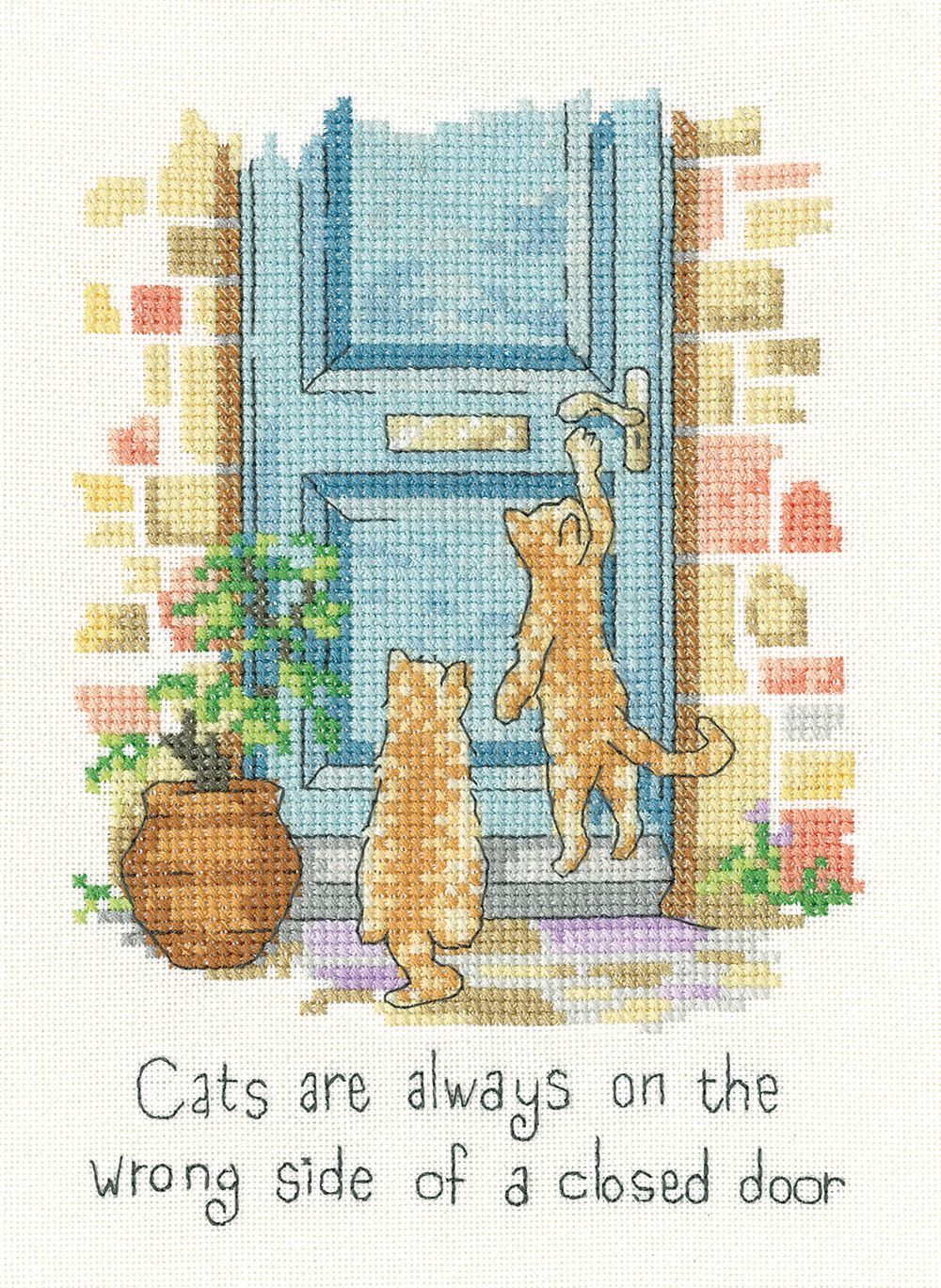 The Wrong Side - Peter Underhill Cat Cross Stitch