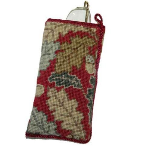 Red Acorn Glasses/Spectacle Case Tapestry Kit