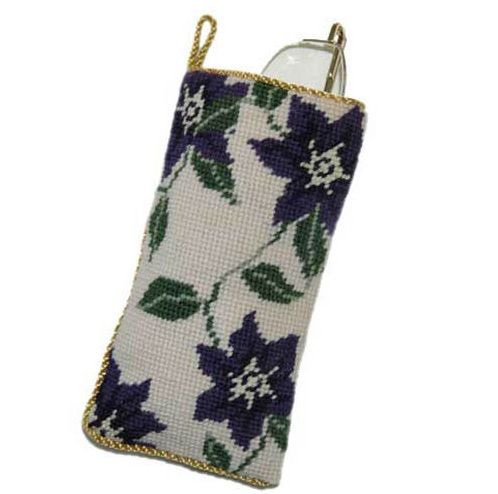 Cleopatras Needle Tapestry - Purple Clematis Glasses/Spectacle Case