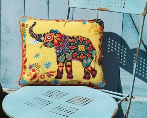 Painted Elephant Tapestry Kit